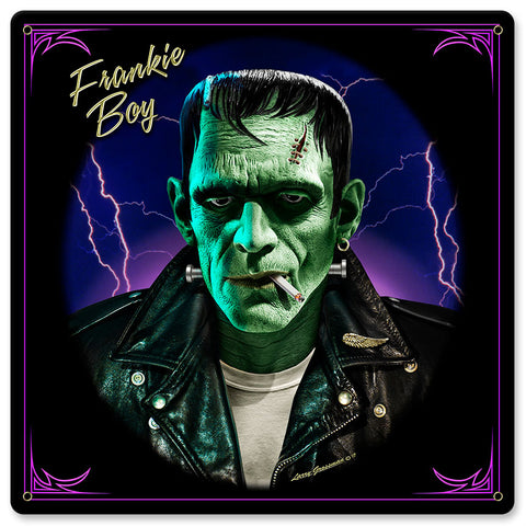Frankie Boy Vintage Sign Metal Sign