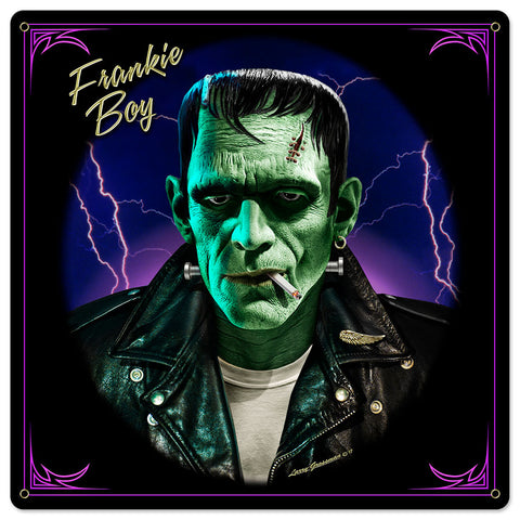 Frankie Boy Vintage Sign Metal Sign