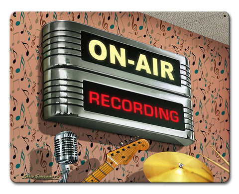ON AIR Recording Vintage Sign Metal Sign