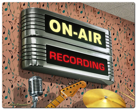 ON AIR Recording Vintage Sign Metal Sign