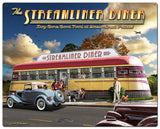 Streamliner Diner Metal Sign