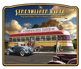 Streamliner Diner Metal Sign