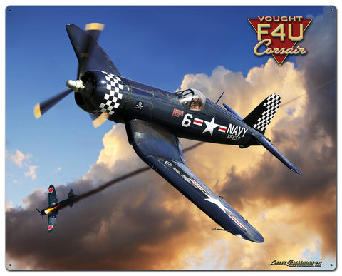 Corsair-F4U-Metal-Sign