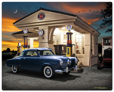 1950 Studebaker Metal Sign