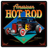 American-Hot-Rod-'32-Metal-Sign