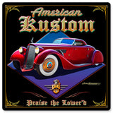 American Kustom Metal Sign