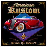 American Kustom Metal Sign