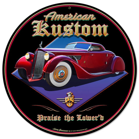 American Custom Metal Sign