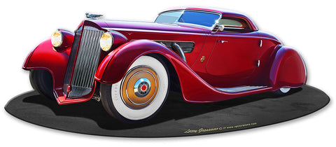 1940 Packard Kustom Metal Sign