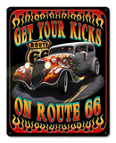 Kicks-on-Rt.-66-Metal-Sign