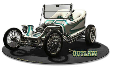 1959 The Outlaw Vintage Sign Metal Sign