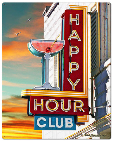 Happy-Hour-Club-Vintage-Sign-Metal-Sign