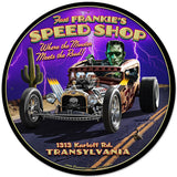 Frankie's Speed Shop Vintage Sign Metal Sign