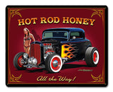 Hot Rod Honey Vintage Sign Metal Sign