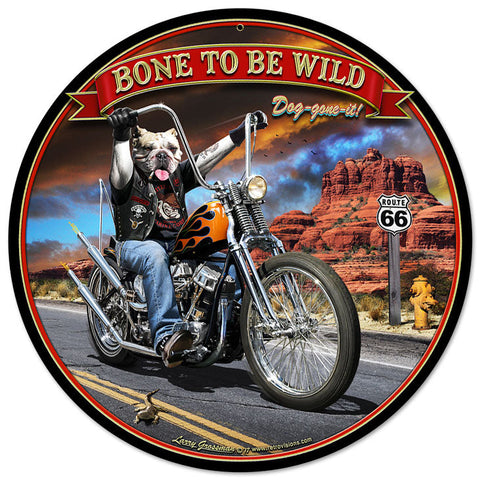 Bone-To-Be-Wild-Vintage-Sign-Metal-Sign