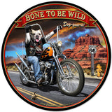 Bone To Be Wild Vintage Sign Metal Sign
