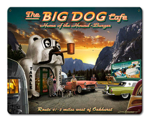 Big-Dog-Cafe-Vintage-Sign-Metal-Sign