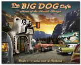 Big Dog Cafe Vintage Sign Metal Sign