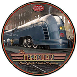 NY Central Mercury Vintage Sign Metal Sign