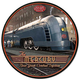 NY Central Mercury Vintage Sign Metal Sign