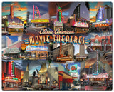 Movie Theater Collage Vintage Sign Metal Sign