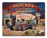 Route 66 Pancho's Vintage Sign Metal Sign