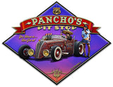 Route 66 Pancho's Vintage Sign Metal Sign
