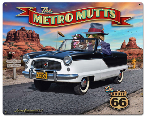 Metro-Mutts-Vintage-Sign-Metal-Sign