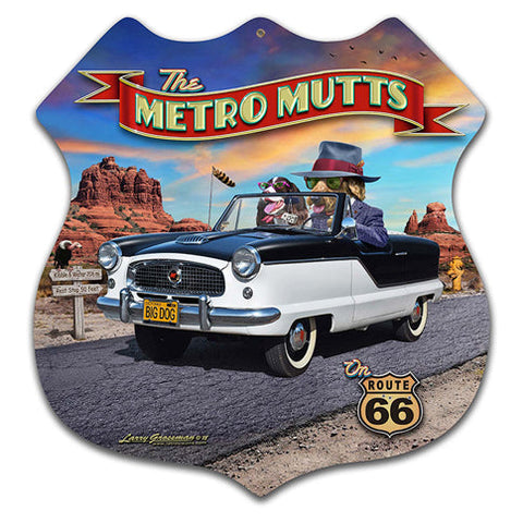 Metro-Mutts-Vintage-Sign-Metal-Sign