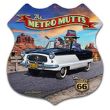 Metro Mutts Vintage Sign Metal Sign