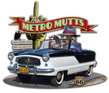 Metro Mutts Vintage Sign Metal Sign