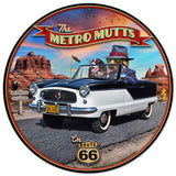 Metro Mutts Vintage Sign Metal Sign