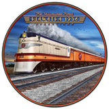 1936 Hiawatha Vintage Sign Metal Sign