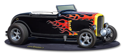 1932 Deuce Roadster Vintage Sign Metal Sign