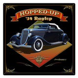 1934 Ragtop Rod Vintage Sign Metal Sign