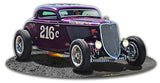 1933 Speed Coupe Vintage Sign Metal Sign