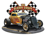 1933 BLOWN COUPE 2 Vintage Sign Metal Sign