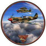 P-40 Flying Tiger Vintage Sign Metal Sign