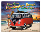 Huntington Beach VW Vintage Sign Metal Sign