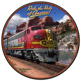 Ride The Rails Of America Vintage Sign Metal Sign