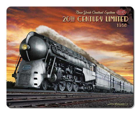 20th Century Limited Vintage Sign Metal Sign