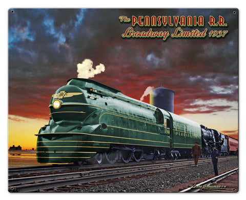 Pennsylvania-Railroad-Vintage-Sign-Metal-Sign