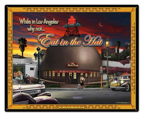 Brown-Derby-Vintage-Sign-Metal-Sign