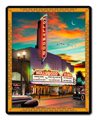 Hollywood-Theatre-Vintage-Sign-Metal-Sign