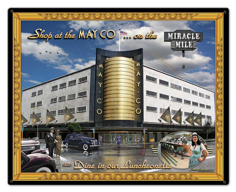 May Co Vintage Sign Metal Sign