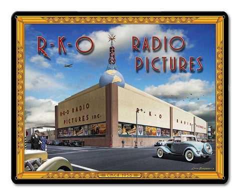 RKO Studios Vintage Sign Metal Sign