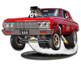 Blown Mopar Cut-out Vintage Sign Metal Sign