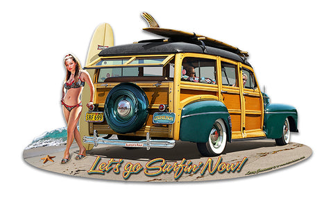 1946 WOODIE Vintage Sign Metal Sign