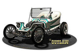 1959 THE OUTLAW Vintage Sign Metal Sign