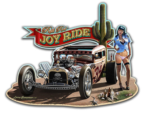 Rat Rod Joyride Vintage Sign Metal Sign